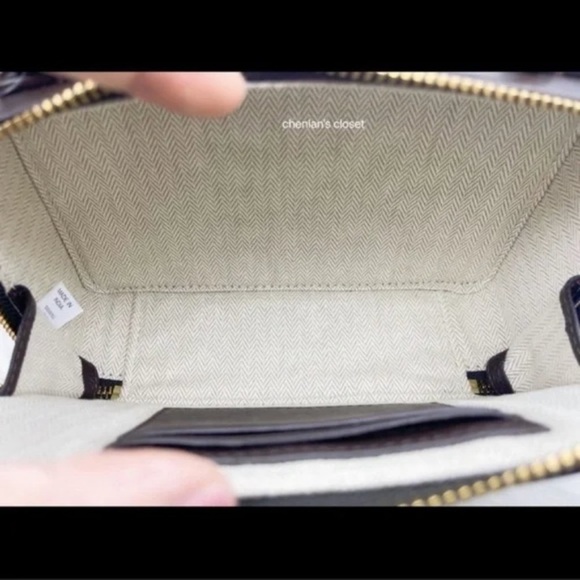 🔥 NeW! $498 Tory Burch Britten Woven Small Top handle Case - Picture 8 of 12